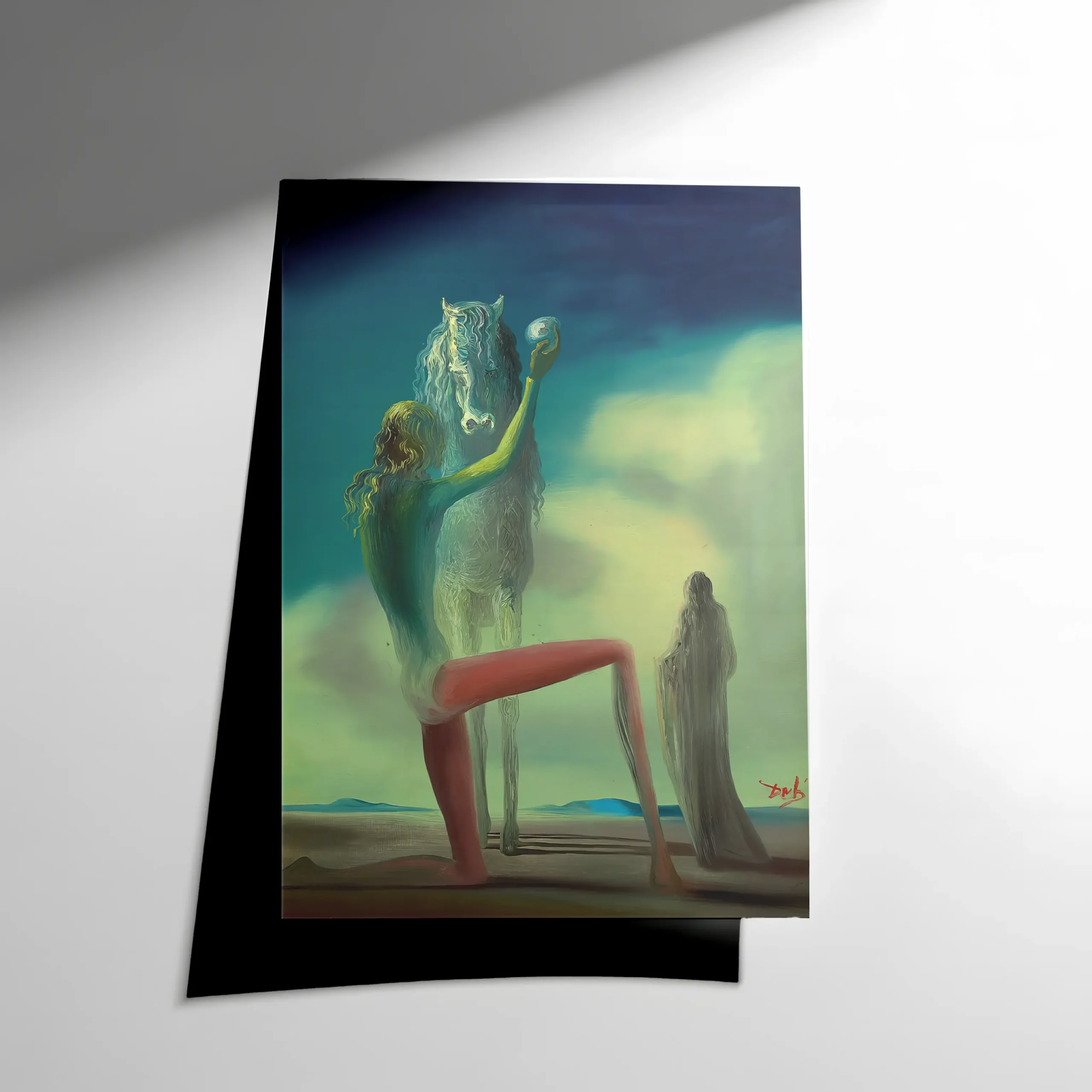 10348 Salvador Dalí – Death Knight Poster - Görsel 1