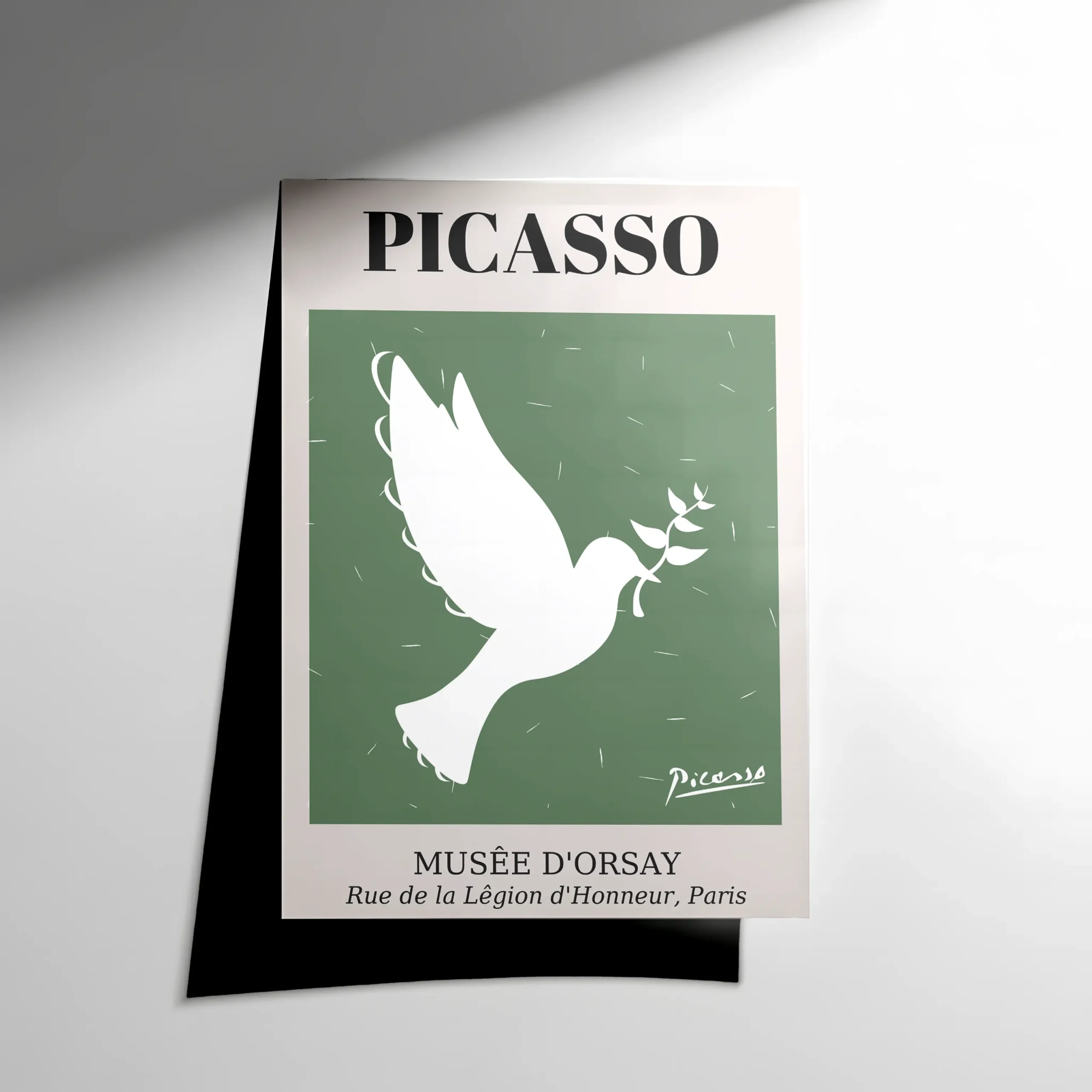 10351 Pablo Picasso – Musée d’Orsay Rue de la Légion d’Honneur Paris Poster - Görsel 1