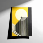 Minimal Geometrik İllüstrasyon Poster