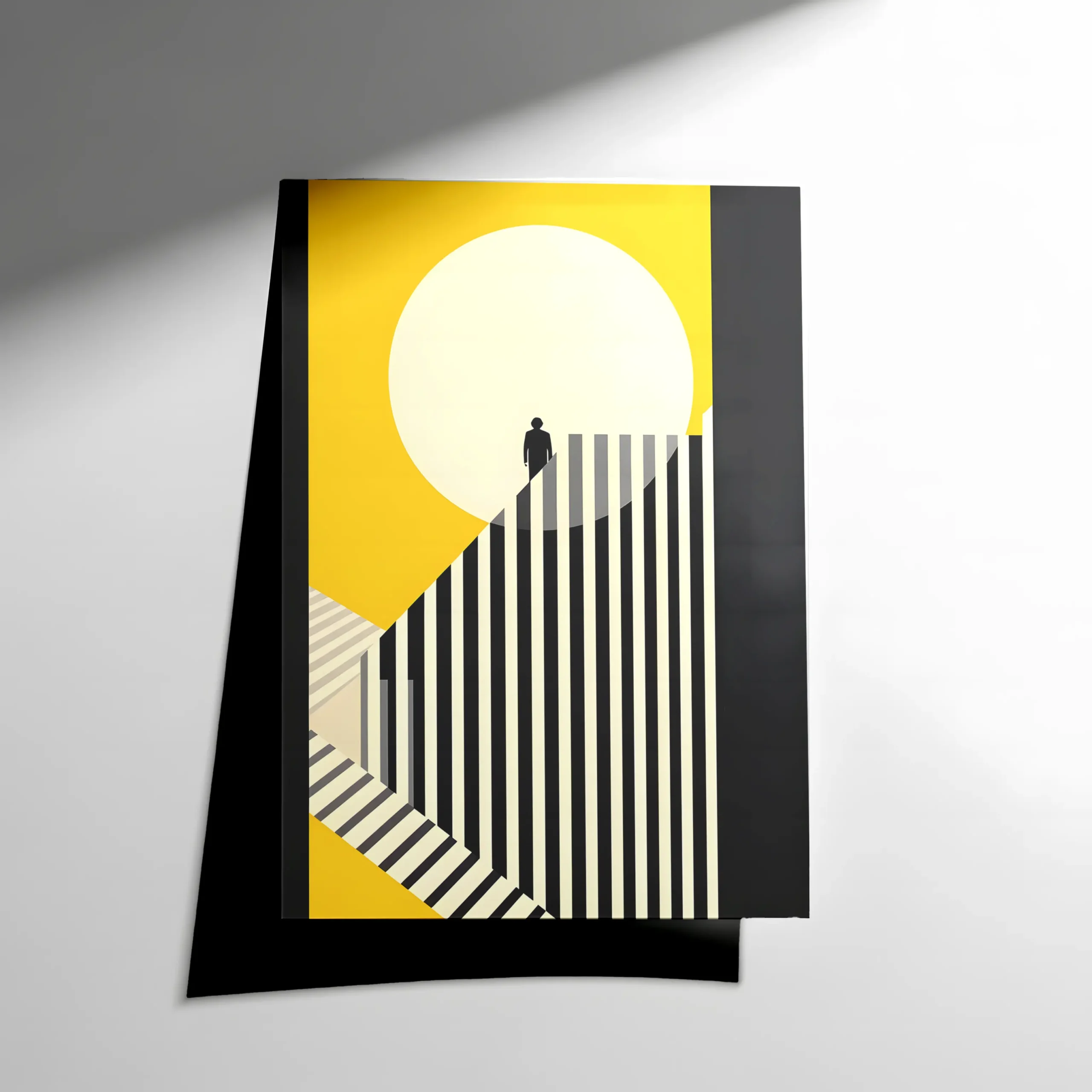 10356 Minimal Geometrik İllüstrasyon Poster - Görsel 1