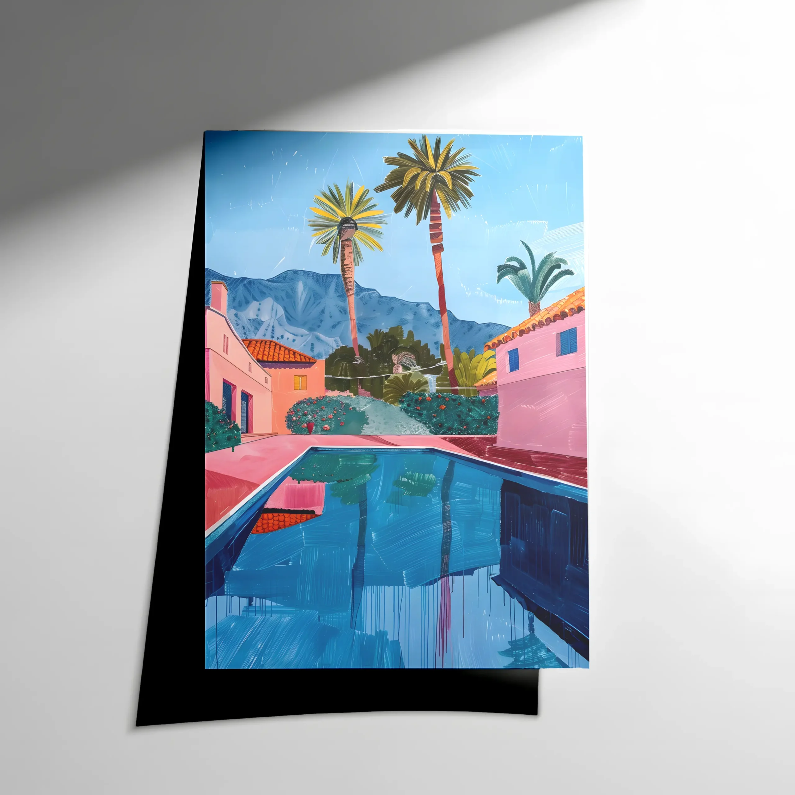 10358 David Hockney – Palm Springs Style Poster - Görsel 1