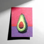 Modern Avokado Natürmort Poster
