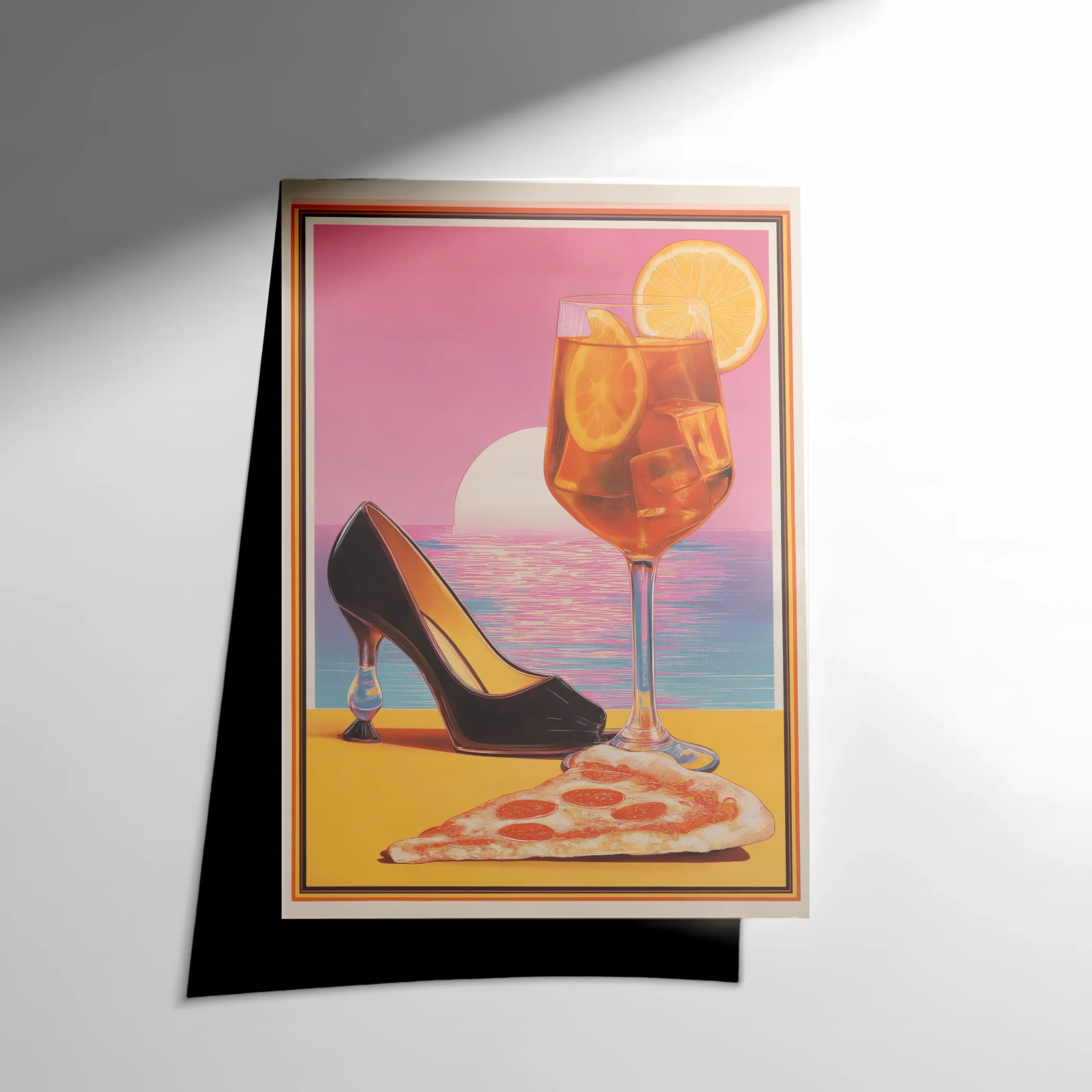 10415 Sürreal Yaz Partisi Poster - Görsel 1