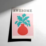 Awesome Yazı Poster