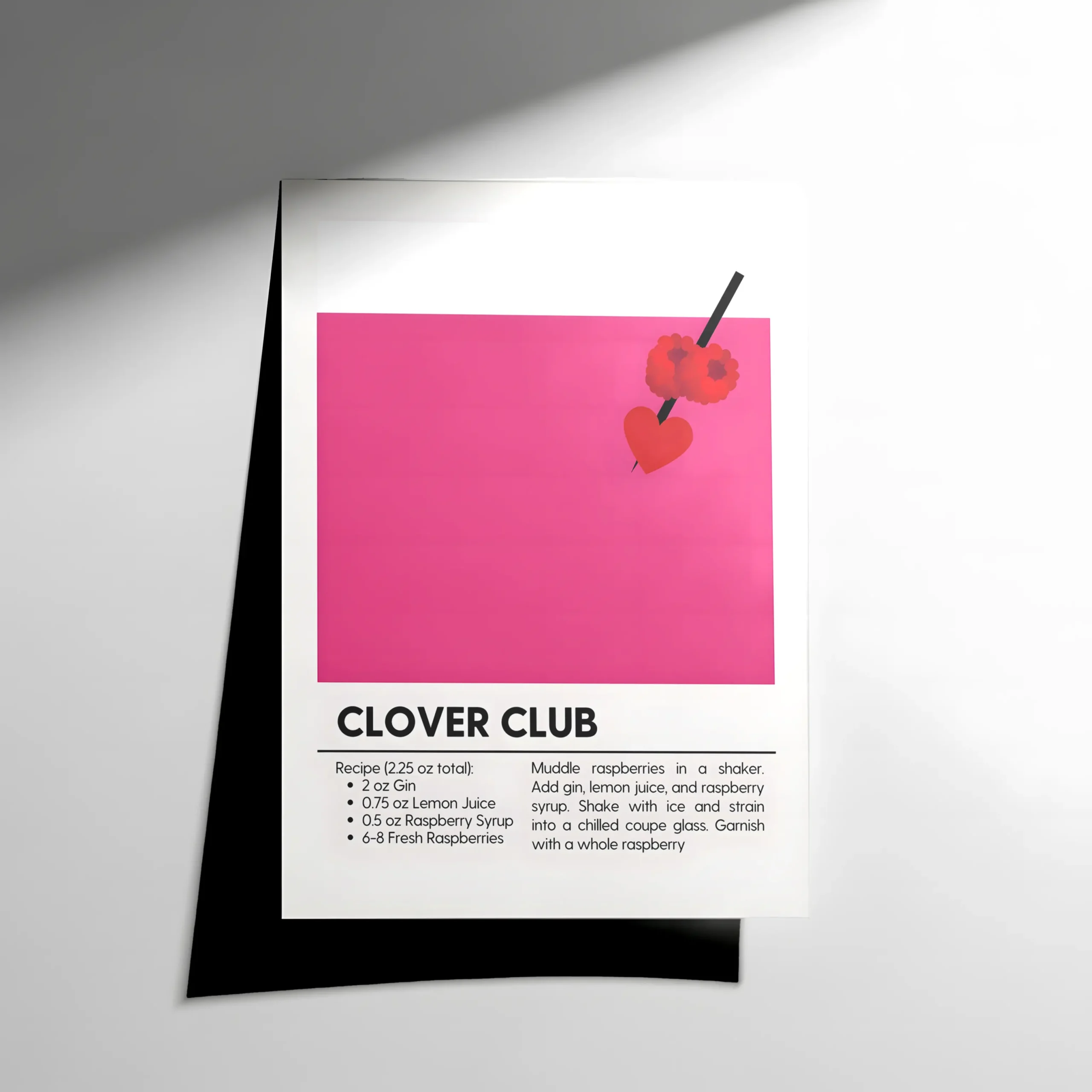 10428 Clover Club Kokteyl Poster - Görsel 1