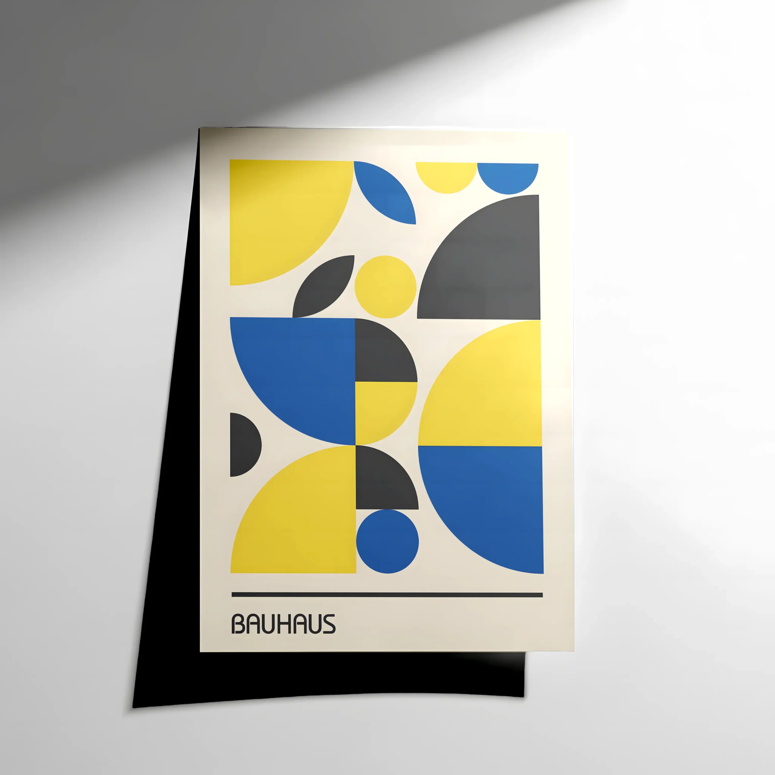 10432 Bauhaus Geometrik Poster - Görsel 1