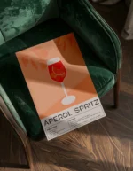 Aperol Spritz Cocktail Poster - Görsel 3