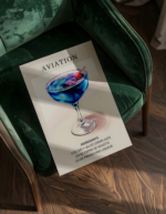 Aviation Cocktail Poster - Görsel 2