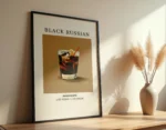Black Russian Poster - Görsel 3