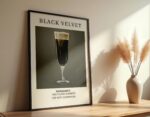 Black Velvet Cocktail Poster - Görsel 5