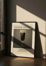Black Velvet Cocktail Poster - Görsel 3