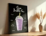 Taro Bubble Tea Poster - Görsel 5