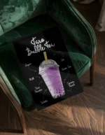 Taro Bubble Tea Poster - Görsel 4