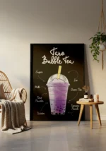 Taro Bubble Tea Poster - Görsel 3