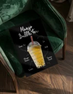 Mango Bubble Tea Poster - Görsel 4