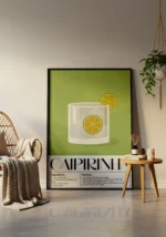 Caipirinha Cocktail Poster - Görsel 3