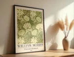 William Morris Chrysanthemum Pattern Poster - Görsel 5