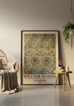 William Morris Corncockle Pattern Poster - Görsel 3