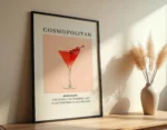 Cosmopolitan Cocktail Poster - Görsel 2