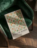 William Morris Daisy Pattern Poster - Görsel 4