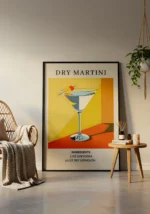 Dry Martini Cocktail Poster - Görsel 4