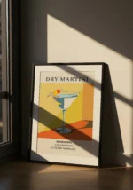 Dry Martini Cocktail Poster - Görsel 5
