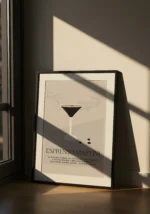 Espresso Martini Cocktail Poster - Görsel 5