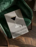 Espresso Martini Cocktail Poster - Görsel 3