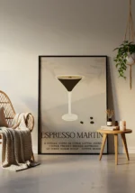 Espresso Martini Cocktail Poster - Görsel 2