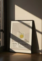 Gin & Tonic Cocktail Poster - Görsel 2