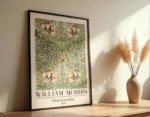 William Morris Honeysuckle Pattern Poster - Görsel 5