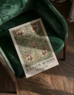 William Morris Honeysuckle Pattern Poster - Görsel 4