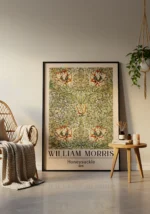 William Morris Honeysuckle Pattern Poster - Görsel 2