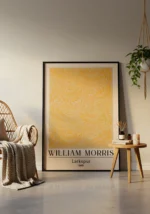 William Morris Larkspur Pattern Poster - Görsel 3
