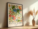 William Morris Lodden Pattern Poster - Görsel 5