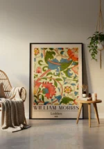 William Morris Lodden Pattern Poster - Görsel 3