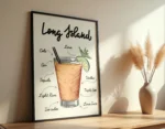 Long Island Cocktail Poster - Görsel 5