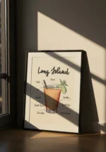 Long Island Cocktail Poster - Görsel 2