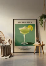 Margarita Cocktail Poster - Görsel 3