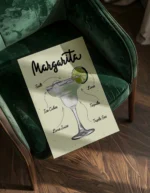 Margarita Cocktail Poster - Görsel 3