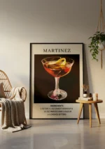 Martinez Cocktail Poster - Görsel 3