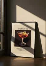 Martinez Cocktail Poster - Görsel 4