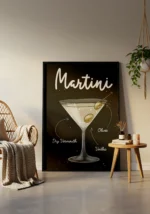Martini Cocktail Poster - Görsel 3