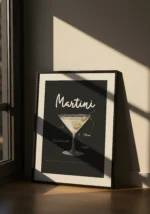 Martini Cocktail Poster - Görsel 2