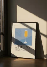 Mimosa Cocktail Poster - Görsel 5