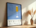 Mimosa Cocktail Poster - Görsel 4