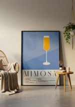 Mimosa Cocktail Poster - Görsel 2