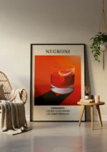 Negroni Cocktail Poster - Görsel 3