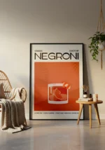 Negroni Cocktail Poster - Görsel 2