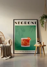 Negroni Cocktail Poster - Görsel 3